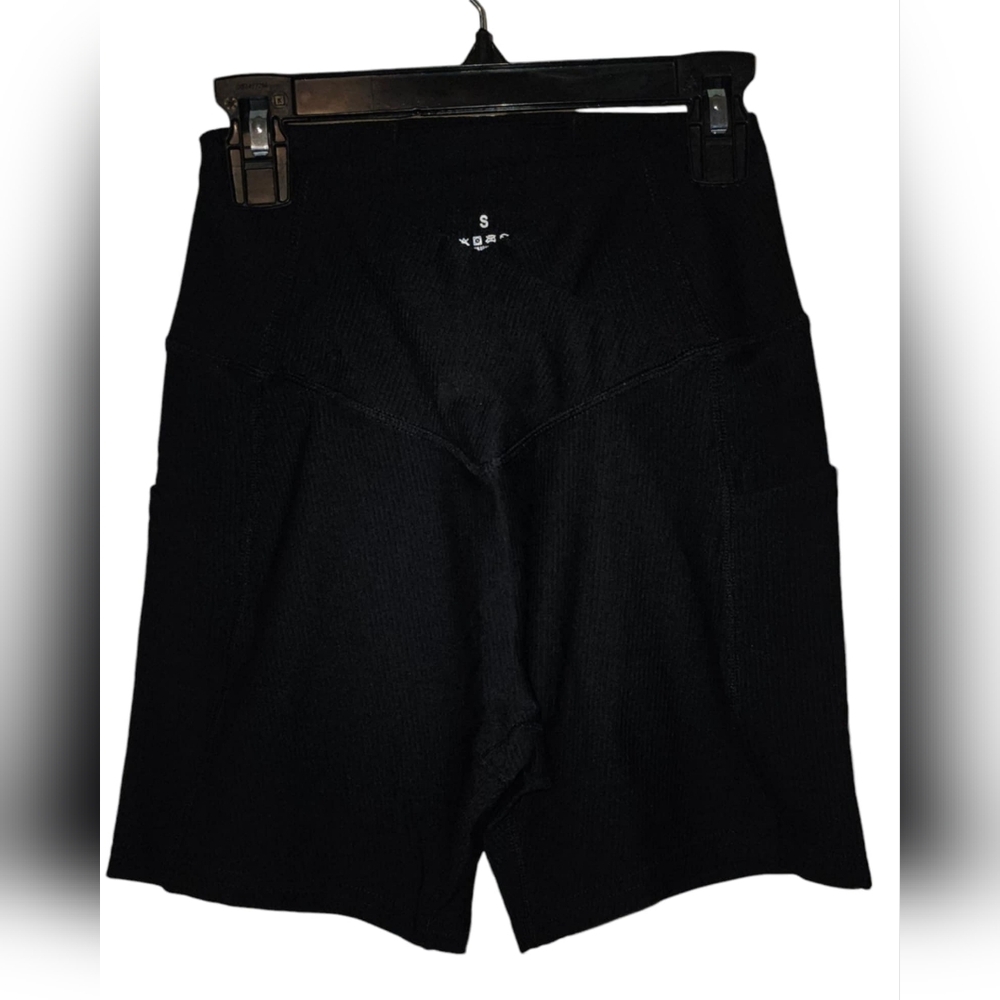 Gym Rainbow Black Workout Shorts Size Small